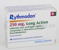 Pharmacie Parent SPRL : RYTHMODAN LA 250 MG 40 COMP